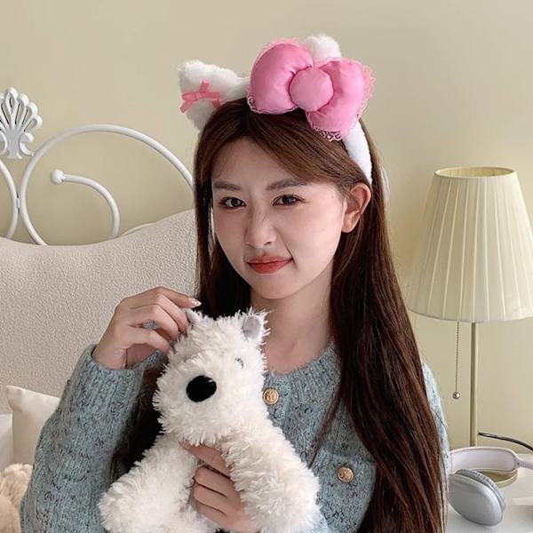 Kawaii Pannband Söt Rosett Håraccessoar E E E