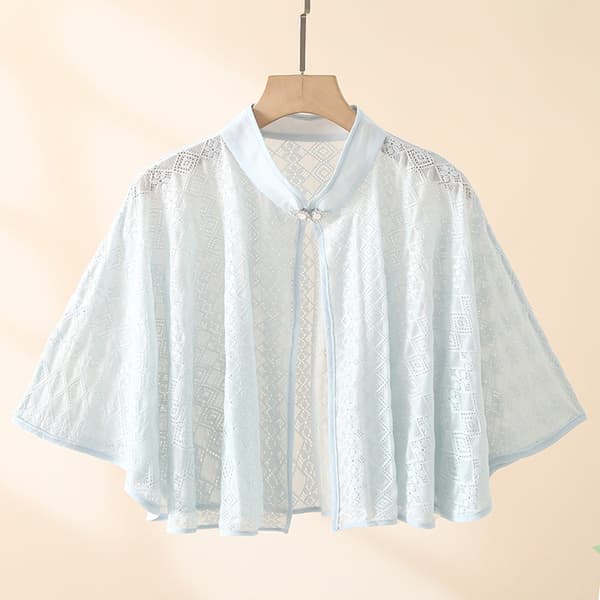 Ruusu-jacquard polyesterihuivit, aurinkosuoja, huivi VIHREÄ Green