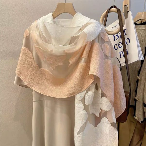 Silk Scarf Beach Shawl 3 3 3