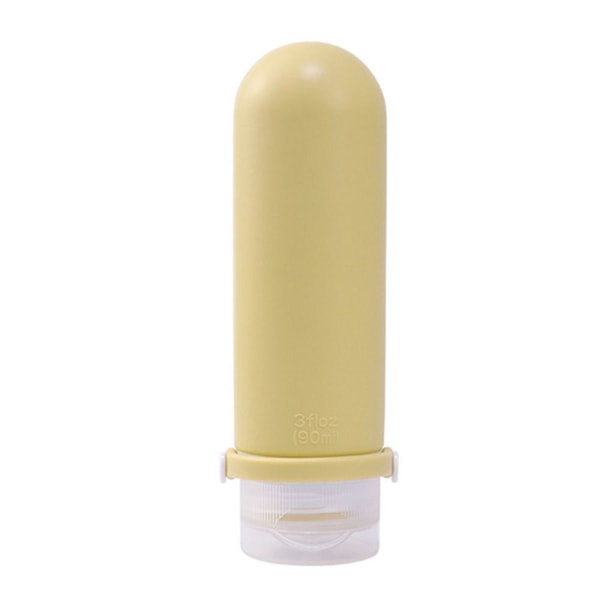 Vätskebehållare Resepåfyllningsbar flaska GUL 90ML yellow 90ml
