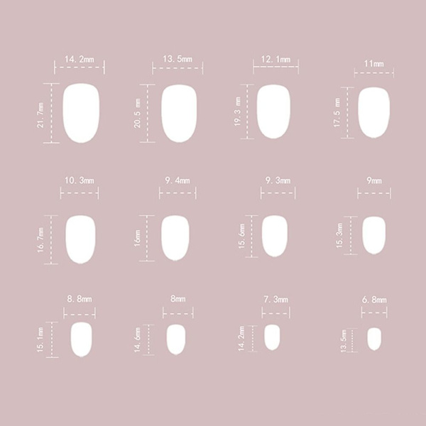 Falska naglar Fake Nials JP3253 JP3253 JP3253