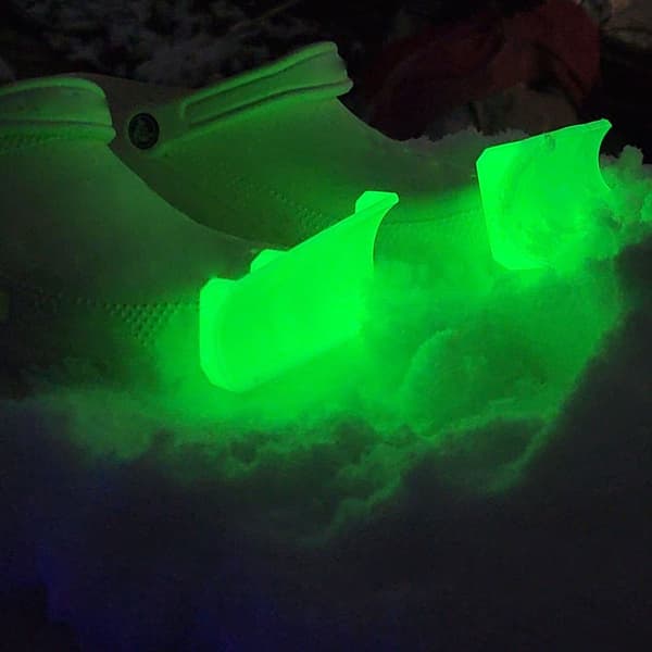 Croc Charm-tilbehør Snøplog LYSENDE LYSENDE Luminous