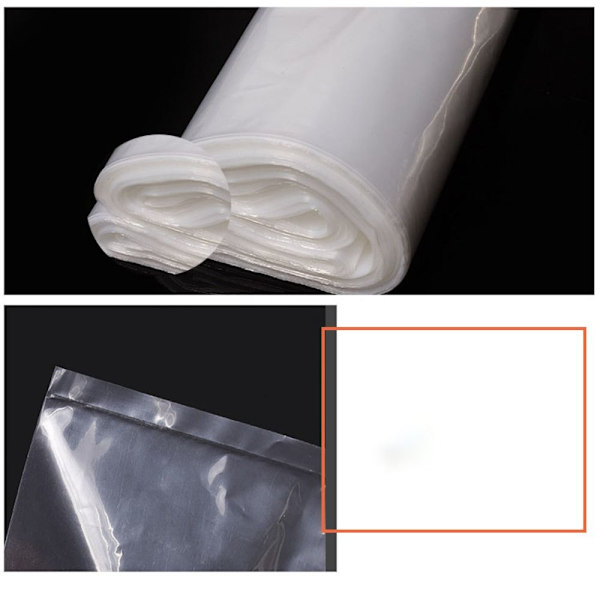 100 stycken Plastpåse Förpackningspåse 1 1 1