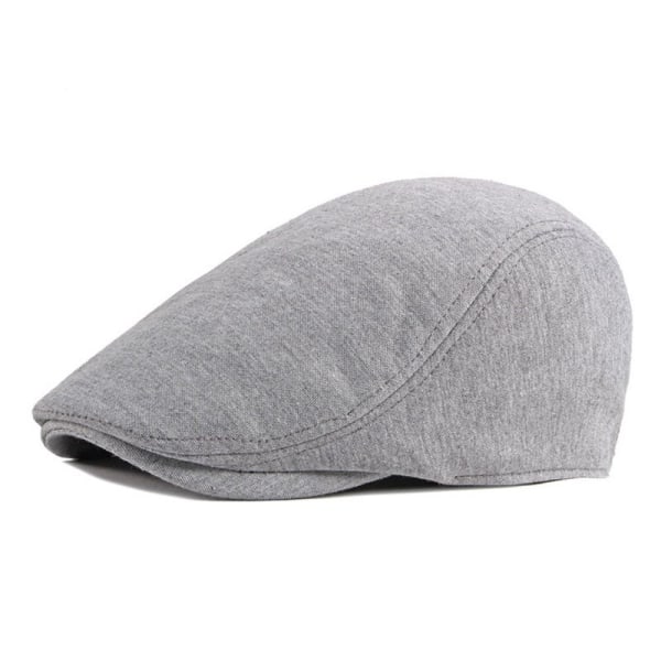 Golfhattar Flat Cap herr LJUSGRÅ Light Grey