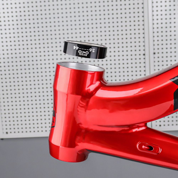 Tilspidset Rør Ramme Ramme Headset Adapter SORT 55-44MM Black 55-44MM