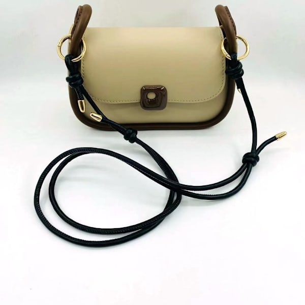 Lædertaskerem Skuldertaske Bælter KHAKI khaki