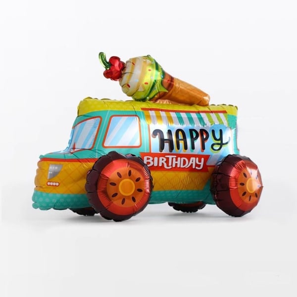 3D stereo bilballong i aluminiumfilmsballong STYLE 8 STYLE 8 Style 8