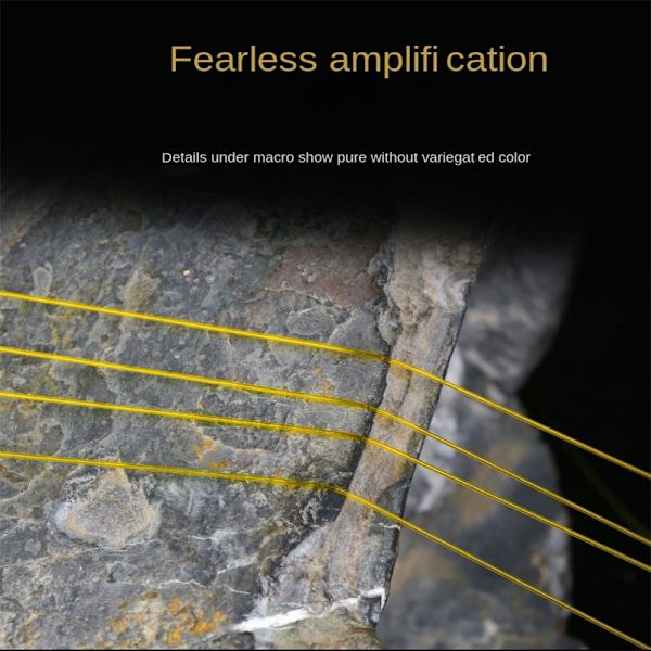 Fluorocarbon Coating Nylon Line Fishing Monofilament Line Silver 0.6-0.128mm-0.6-0.128mm