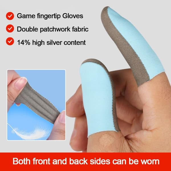 Gaming Fingerhandsker Fingerspids Handsker GRÅ grey