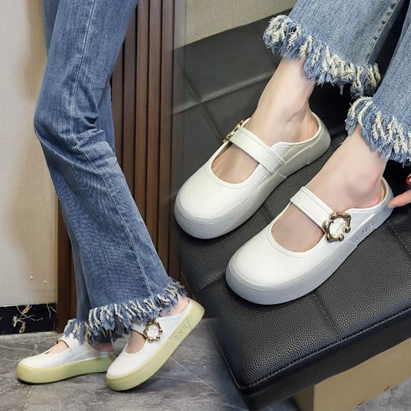 Flade Sko Loafers SORT STØRRELSE 36-37 Black Size 36-37