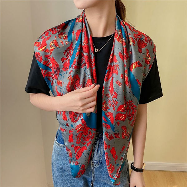 Silk Scarf Beach Shawl 3 3 3