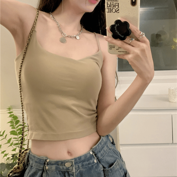 Kvinders Camisole-vest SORT Black