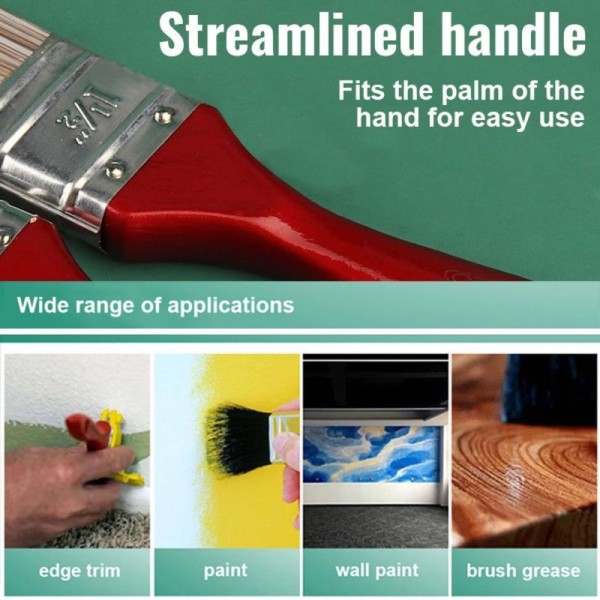 Paint Edger Tool Seinäreunasivellin reunamaalaussivellin Red