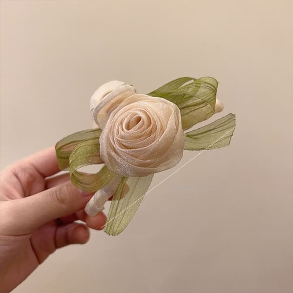 Hårklyper med blomstermotiv Hårkrabbe B B B
