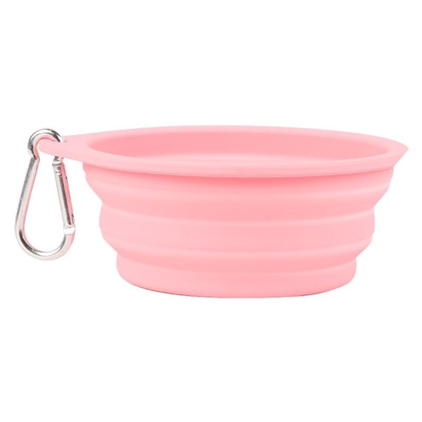 Silikon Djurskål Valpmatsbehållare ROSA Pink