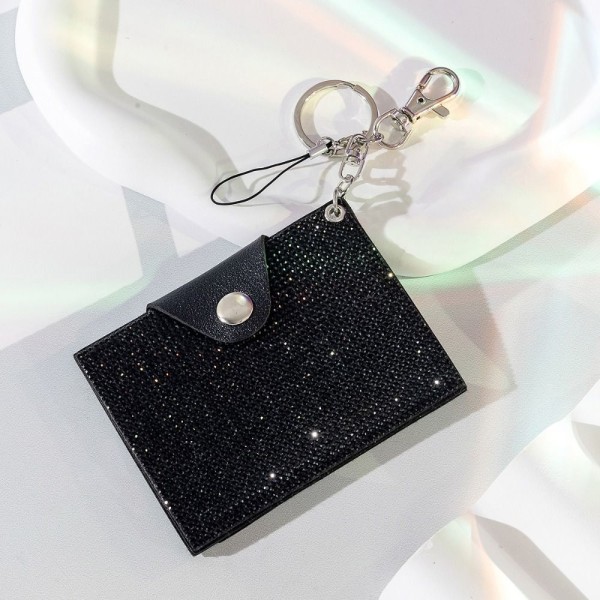 Rhinestone Wallet Short Wallet B B B