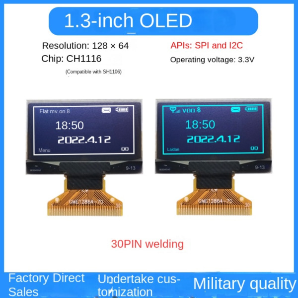 LCD Screen Display LCD Screen Board BLÅ Blue