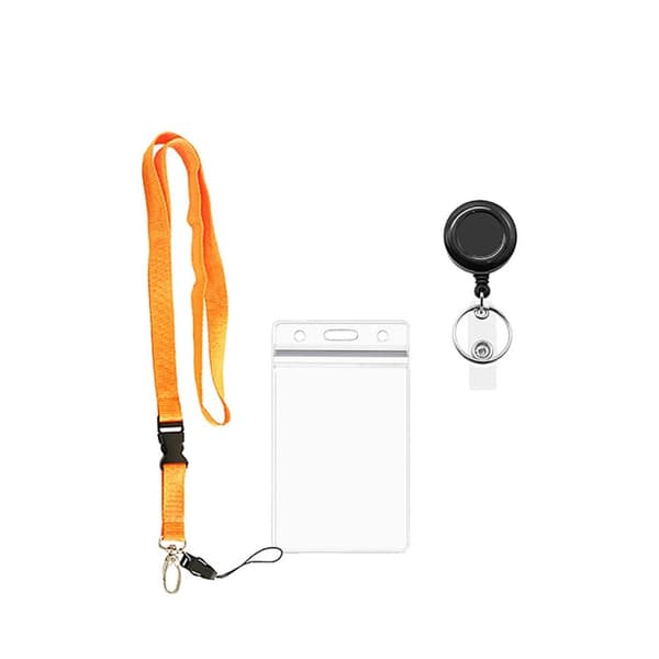 ID Badge Reels Badge Holder SORT black