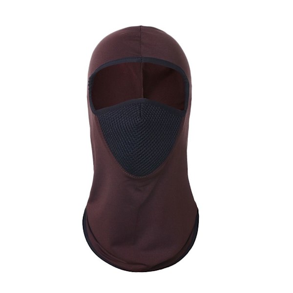 Full Face Cap Cykling Balaclava KAFFE Coffee