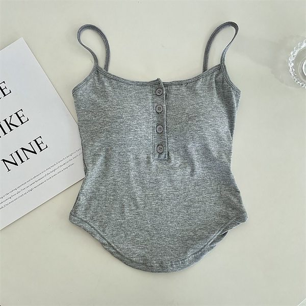 Strappy Tank Topit Hottie Sling VAALEANHARMAA light grey