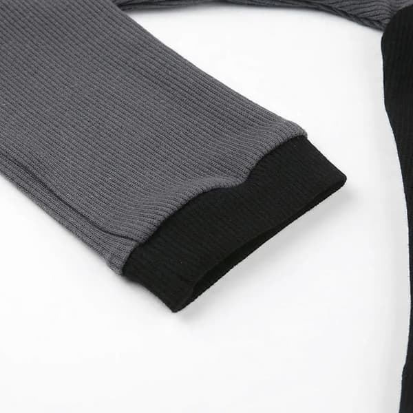 Långärmad Magtröja GRÅ XL Gray XL