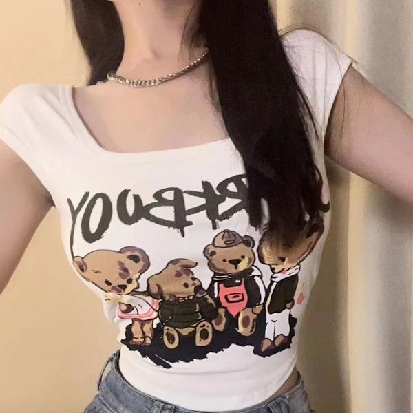 Crop Cami Topit VALKOINEN White