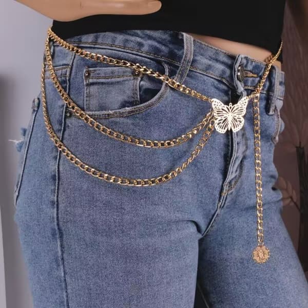 Taljekæde Body Chain SØLV silver