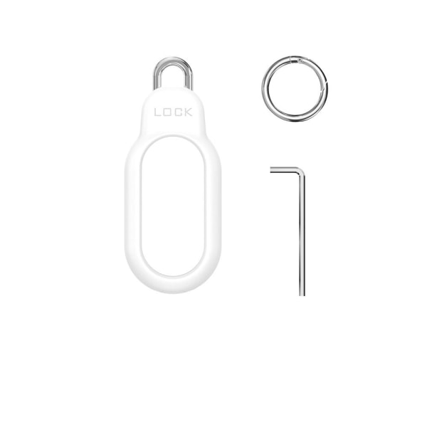Turvalukko Case Tracker Secure Holder VALKOINEN White