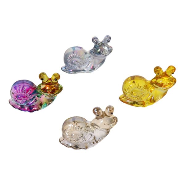 Kristall Snigel Ornament Heminredning Ornament B B B