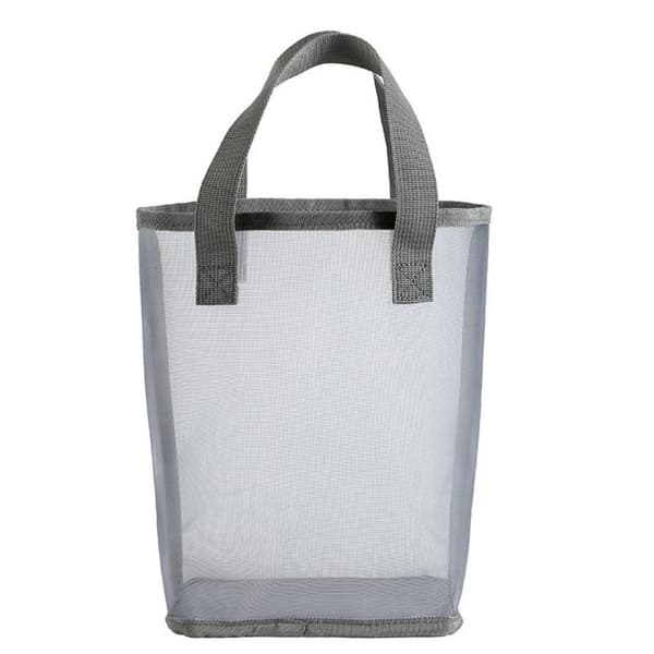 Kannettava pesukassi matkajärjestelykassi HARMAA grey