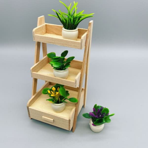 Dukkehus Miniature Plante Plastik Simulation Vase 1 1 1