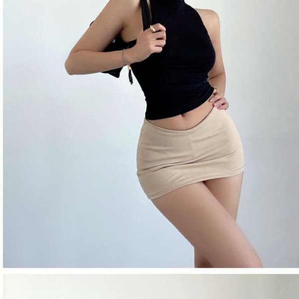 Package Hips Mini Nederdel Dame Mini Nederdel SORT L black L