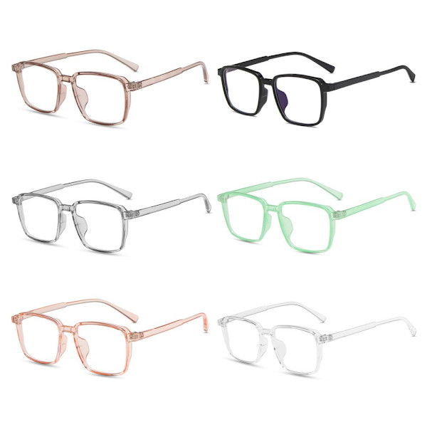 Anti-Blue Light Glasses Oversized Eyeglasses PINK pink