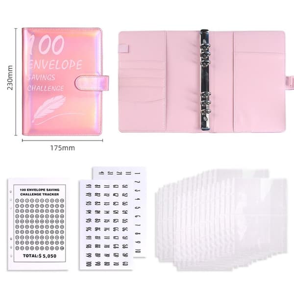 100 dagers spareutfordring, spareperm, ROSA Pink