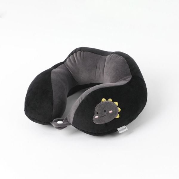 Hump ​​U-formet Pute Broderi Pute GUL yellow