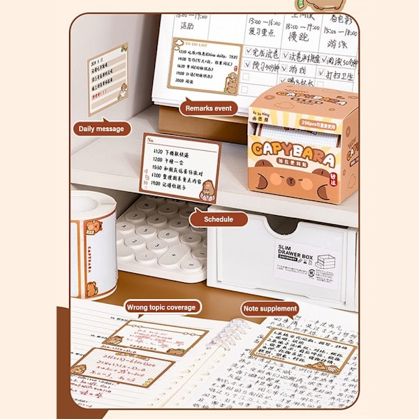 256 STK/Set Memo Pad Sticky Note 02 02 02