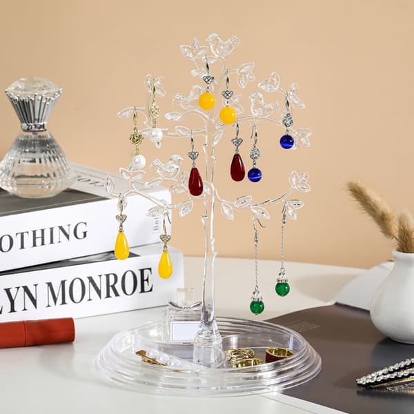 Koruteline Korujen Esittelyteline LÄPINÄKYVÄ Transparent