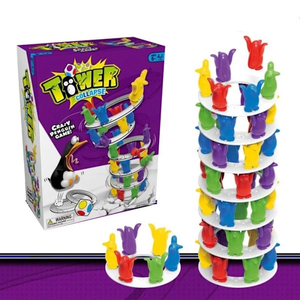 Penguin Crash Tower Balance Game Stabling Game