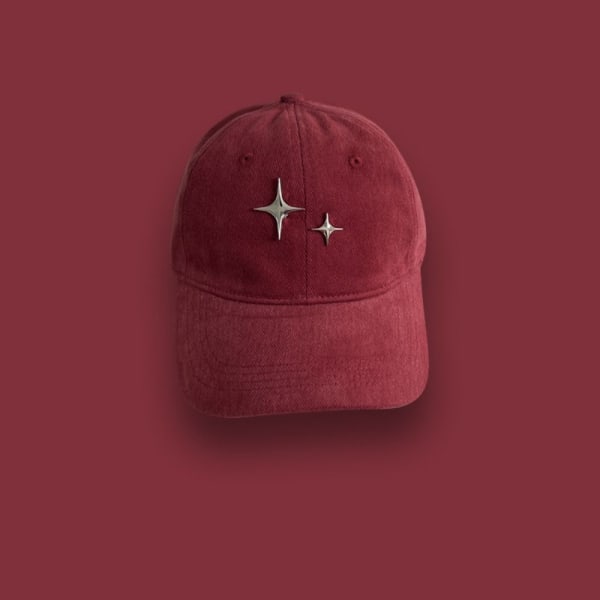 Baseballcap Peaked Hat ROSE RED rose red