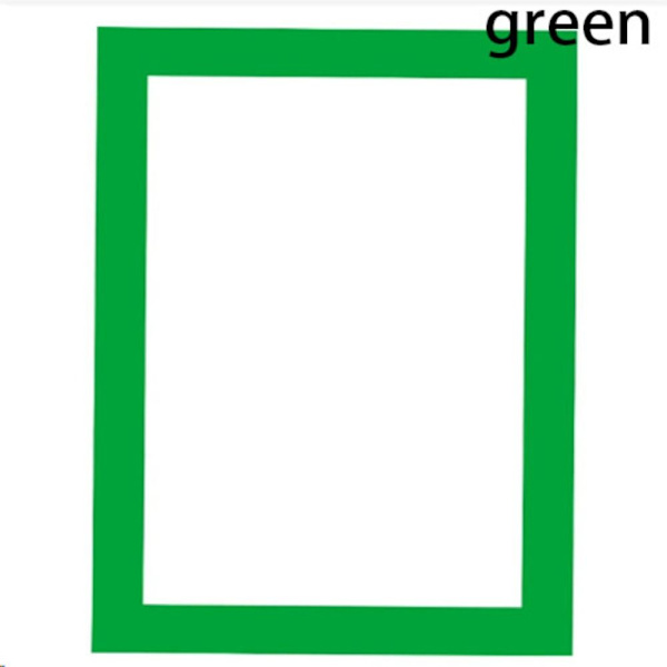 Magnetisk ramme Fotoramme GRØN A3 green A3