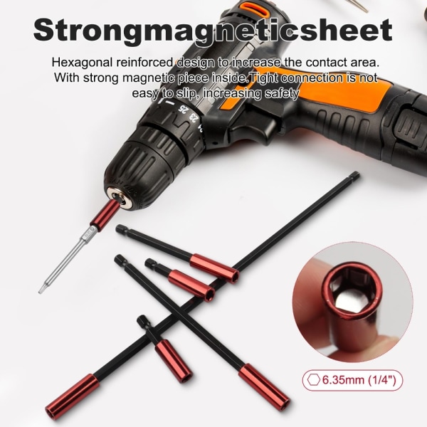 Magnetisk borkrone Forlengelsesholder Forlengelsesstang 10 STK 10 STK 10pcs