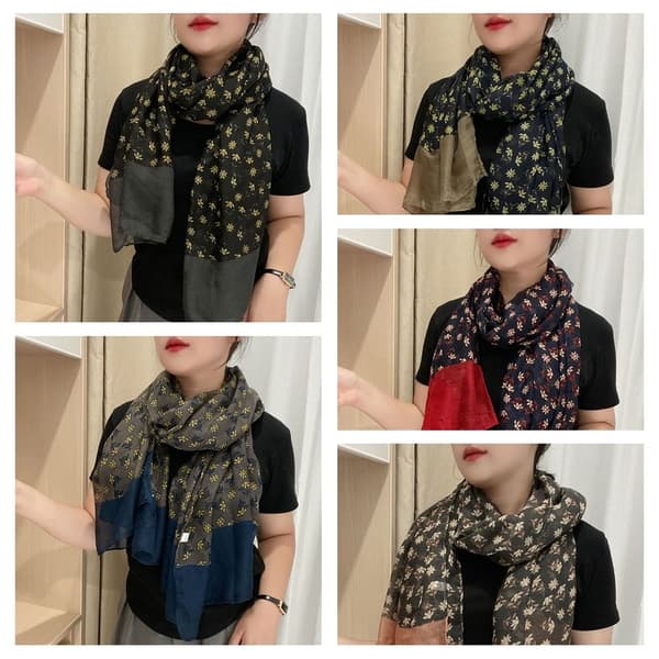 Sidenscarf Strand Sjal 5 5 5