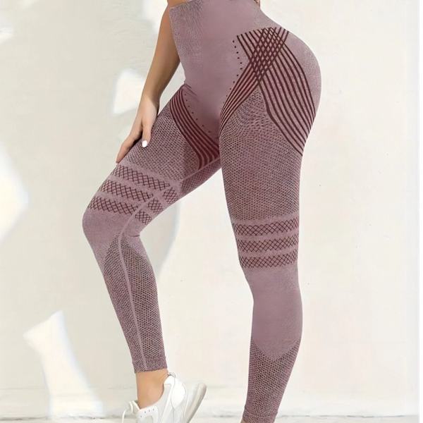 Saumattomat leggingsit urheiluhousut RED M red M