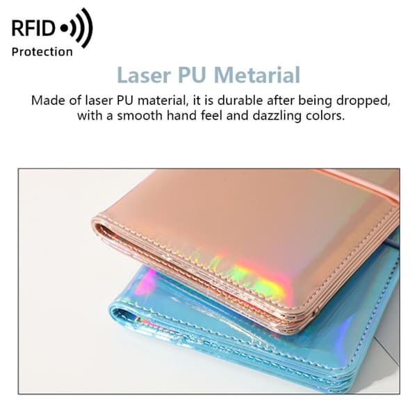 RFID Pasomslag Pasbeskytter BLÅ Blue