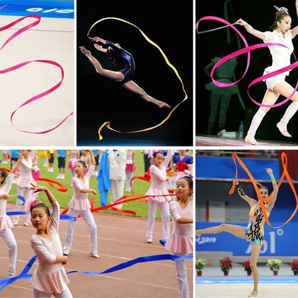 Fargerike Gymnastikkbånd Dansebånd MULTICOLOR Multicolor