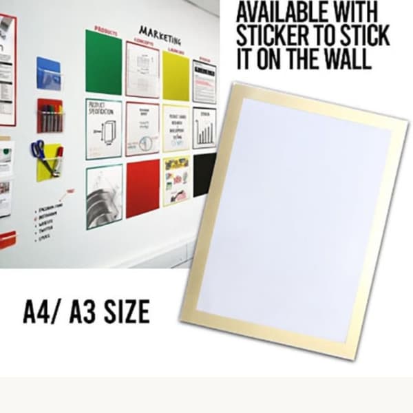 Magnetisk Fotoramme Sort A3 black A3