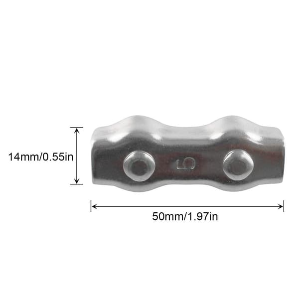 Wire Rope Clip Wire Stängselklämmor 10ST 10ST 10pcs