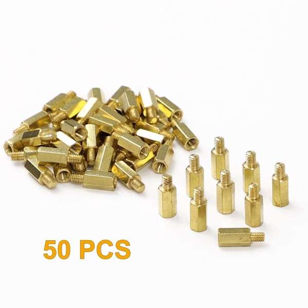 50 stk Hex Standoff Spacer Spacer Standoff Sekskantet Spacer 50pcs