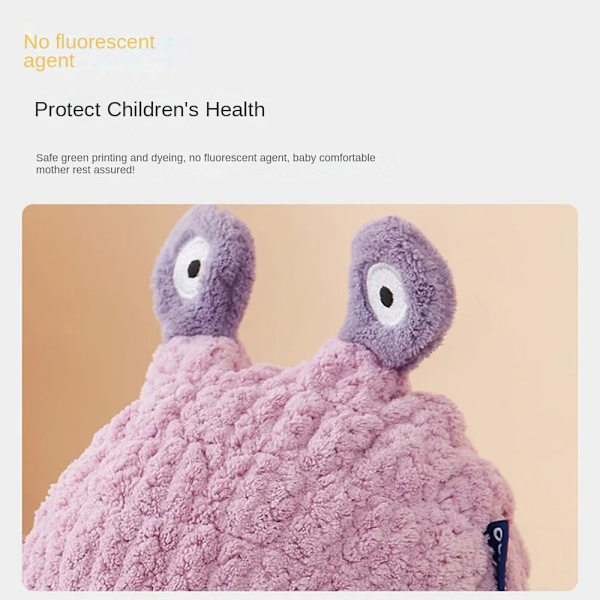 Tegneserie Tørt hår Cap Baby Tørt hår Cap ROSA Pink