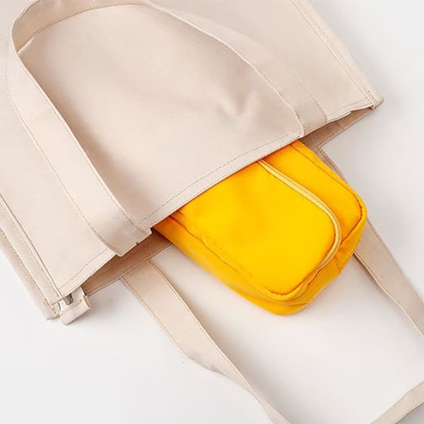 Förvaringsväska för pappersvaror, gul Yellow